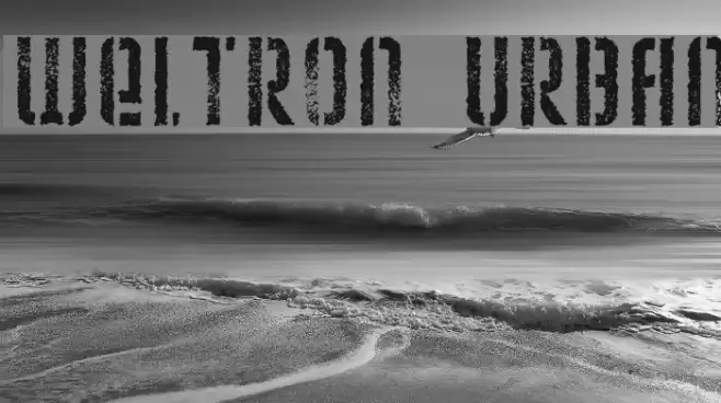 Weltron Urban Font examples