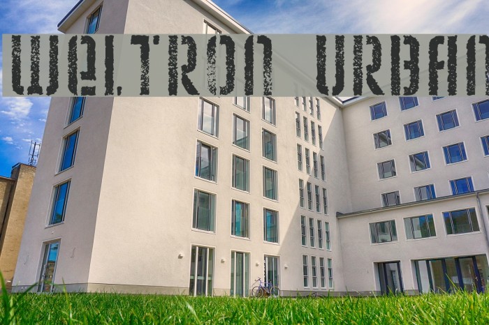 Weltron Urban Caratteri examples