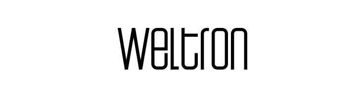 Weltron  font caratteri gratis