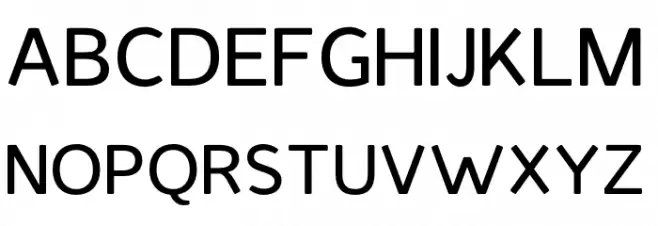 Wence Schriftart Groß