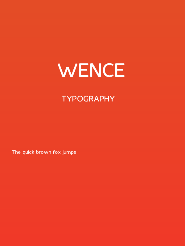 Wence Poster