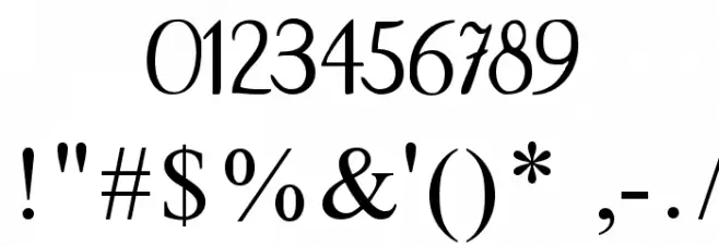 Wenceslas Font OTHER CHARS