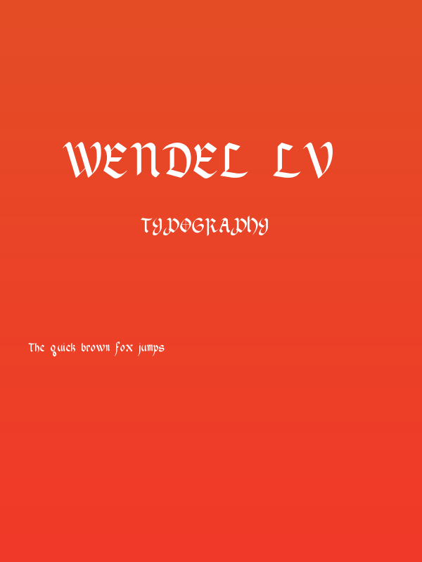 Wendel lv1 Poster