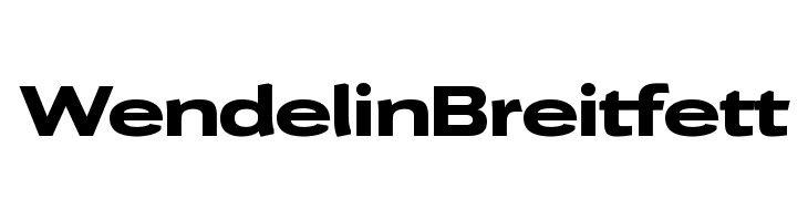 WendelinBreitfett Font