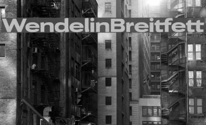 WendelinBreitfett Font examples