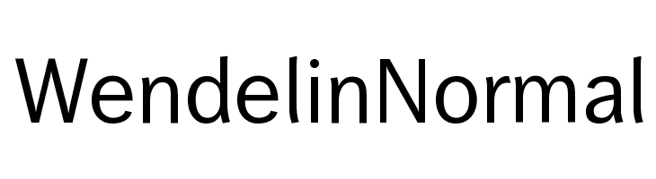 WendelinNormal Font