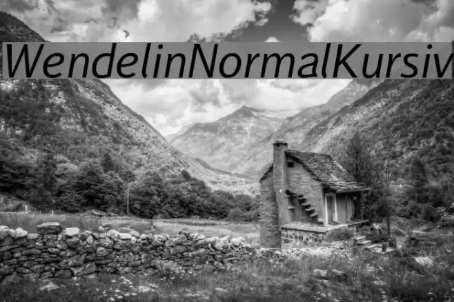 WendelinNormalKursiv examples