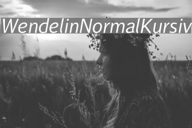 WendelinNormalKursiv examples