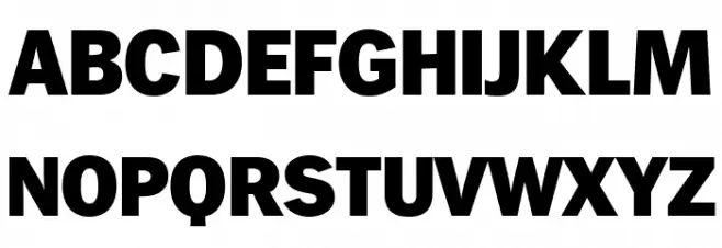 WendelinReduced-Fett Font Litere mari