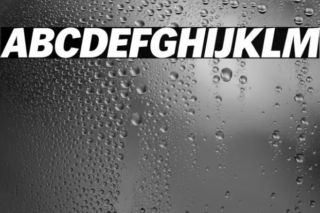 WendelinReduced-FettKursiv Font examples