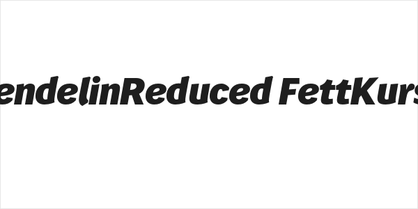 WendelinReduced-FettKursiv Logo