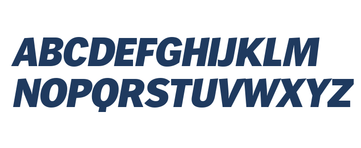 WendelinReduced-FettKursiv Uppercase