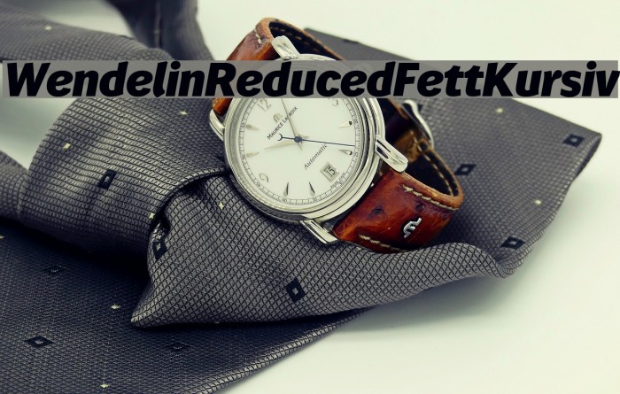 WendelinReduced-FettKursiv Example 1