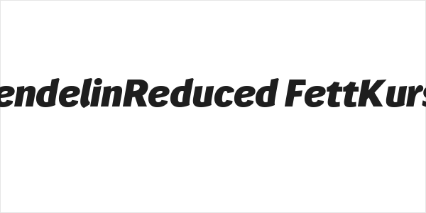 WendelinReduced-FettKursiv Logo