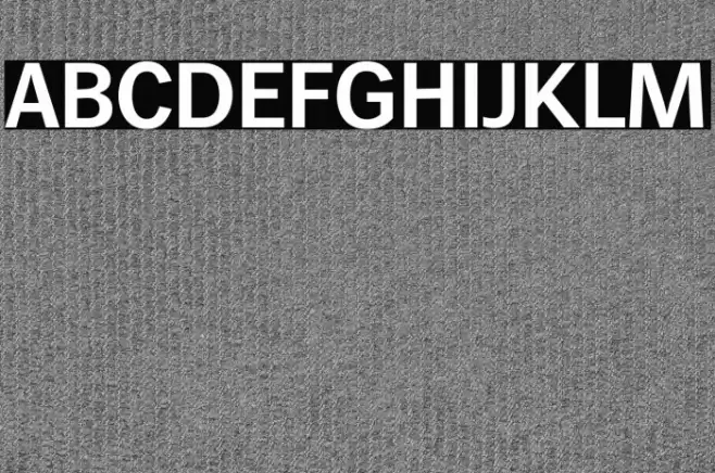 WendelinReduced-Halbfett Font examples