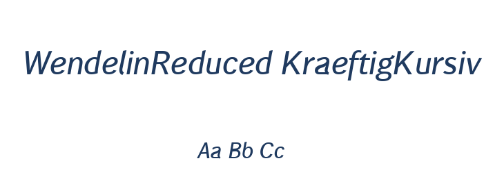 WendelinReduced-KraeftigKursiv