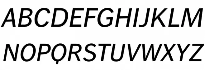 WendelinReduced-KraeftigKursiv Polices MAJUSCULES