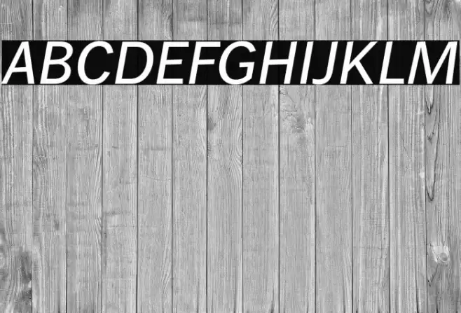 WendelinReduced-KraeftigKursiv Font examples