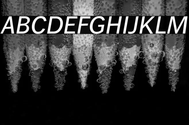 WendelinReduced-KraeftigKursiv Font examples