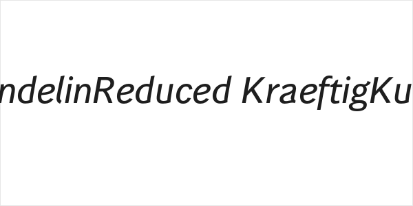 WendelinReduced-KraeftigKursiv Logo