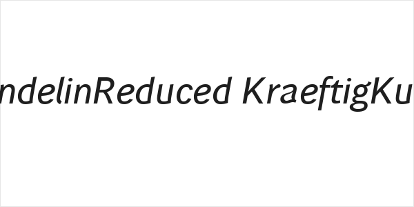 WendelinReduced-KraeftigKursiv Logo