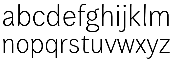 WendelinReduced-Leicht Font LOWERCASE