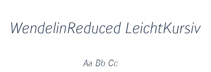 WendelinReduced-LeichtKursiv
