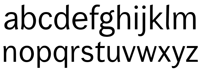 WendelinReduced-Normal Font LOWERCASE