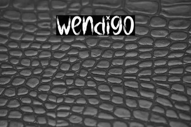 Wendigo Font examples