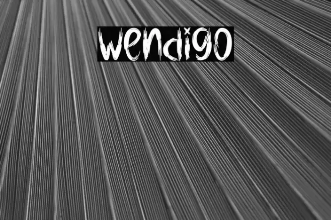 Wendigo Font examples