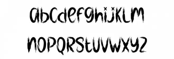 Wendigo फ़ॉन्ट लोअरकेस