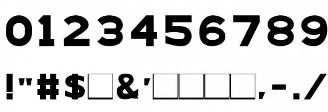 Wendys_Waffles Font OTHER CHARS