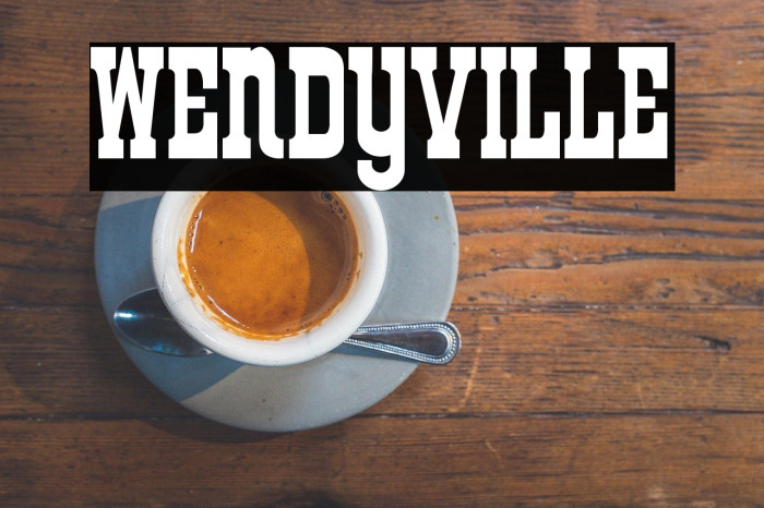 Wendyville Font examples