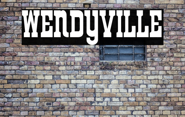 Wendyville Font examples