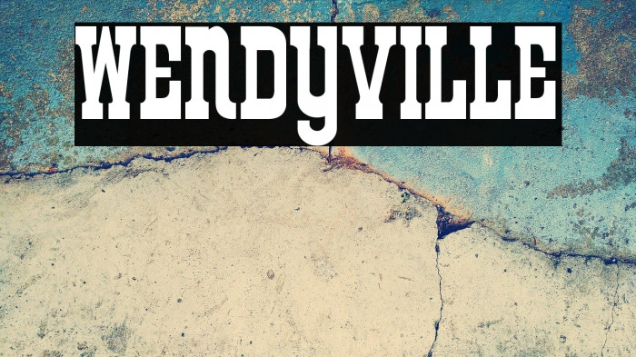 Wendyville Font examples