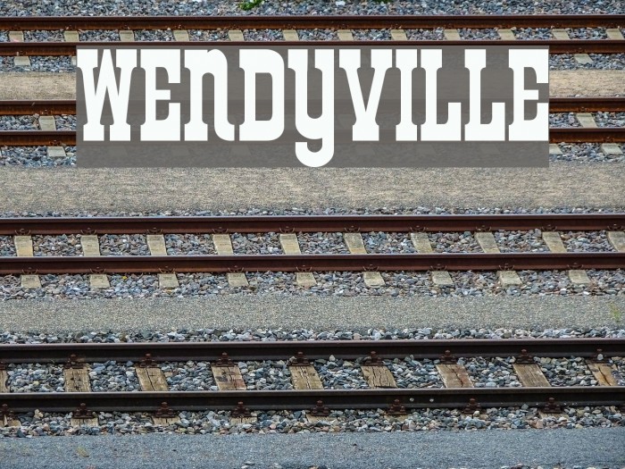 Wendyville Font examples