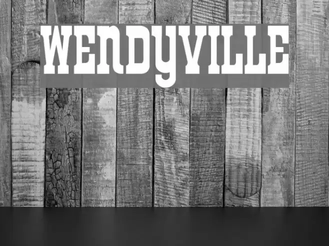 Wendyville Font examples