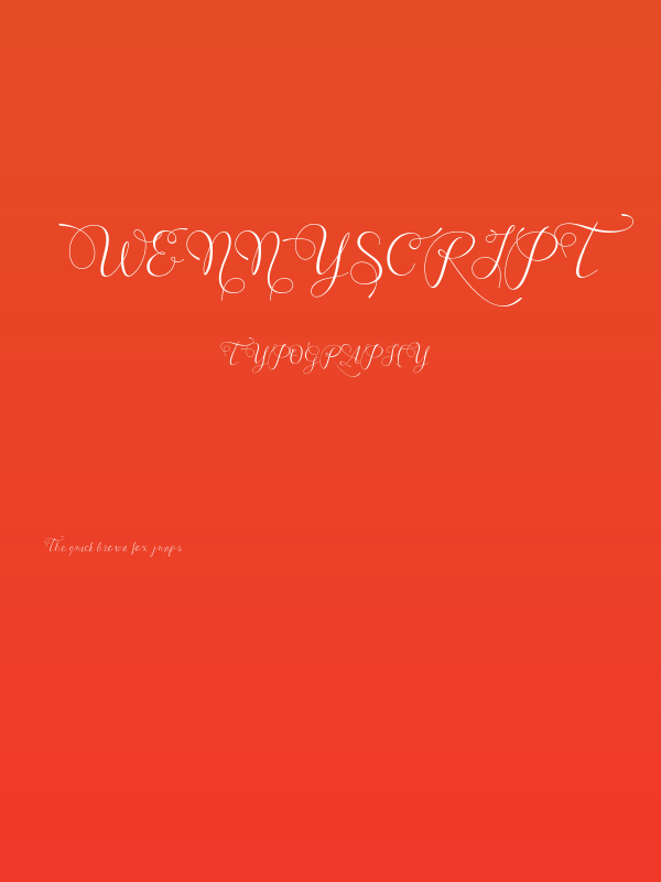Wennyscript Poster