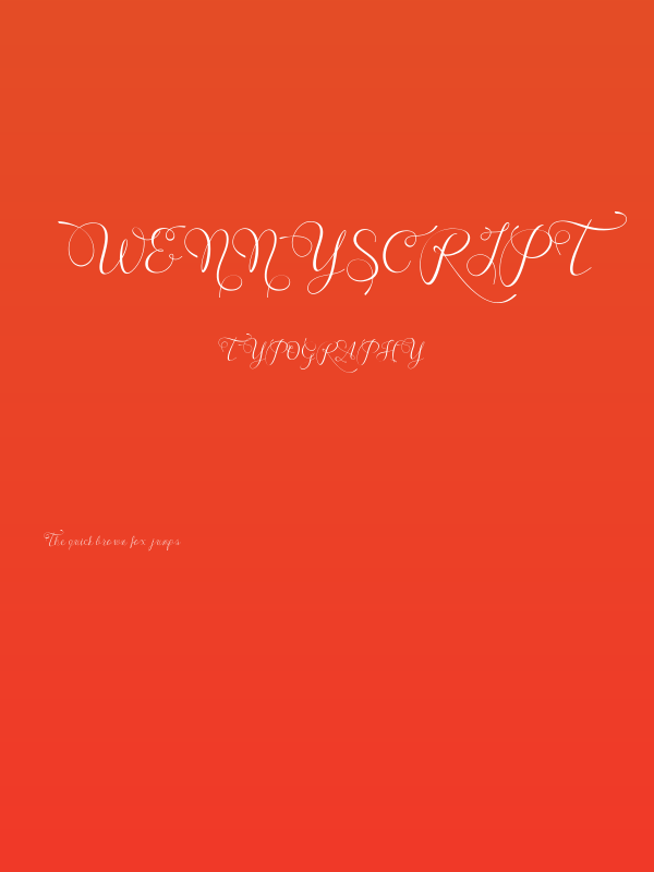 Wennyscript Poster
