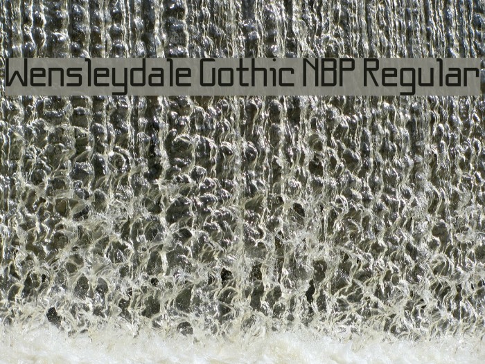 Wensleydale Gothic NBP Regular Example 3