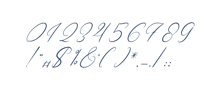 Wenstormy Italic Other Characters