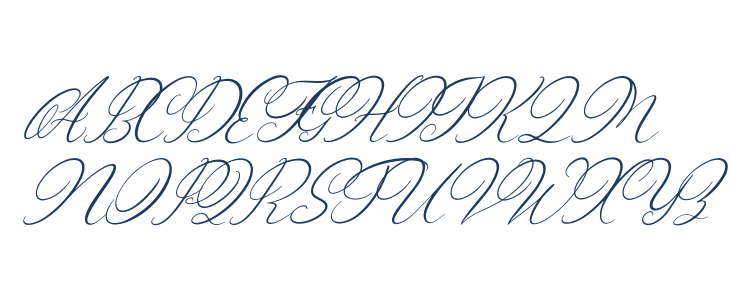 Wenstormy Italic Uppercase