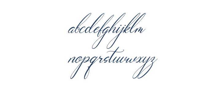 Wenstormy Italic Lowercase