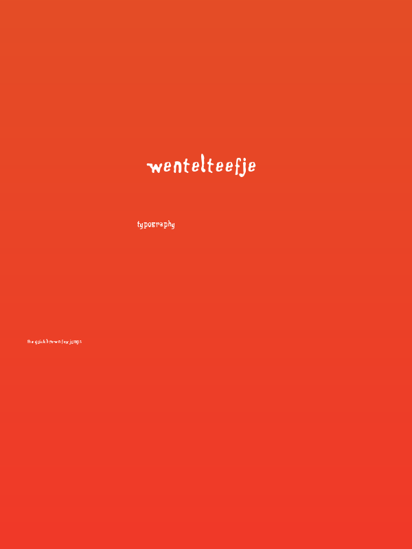 Wentelteefje Poster