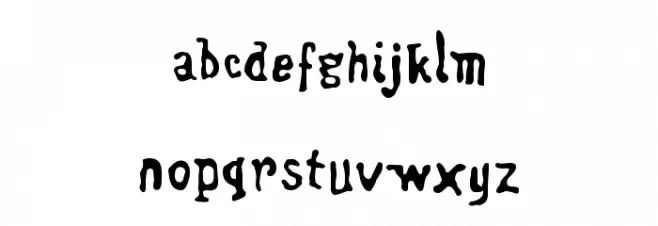 Wentelteefje फ़ॉन्ट लोअरकेस