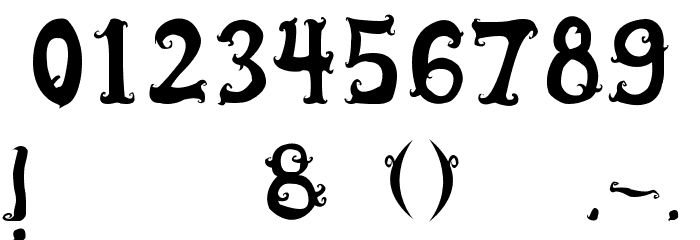 Wentira font Font OTHER CHARS