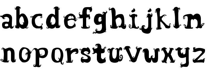 Wentira font Font LOWERCASE