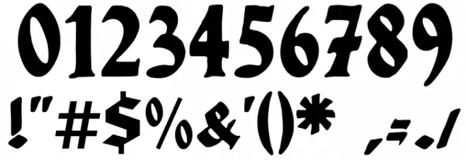 Werbedeutsch-Heavy Font OTHER CHARS