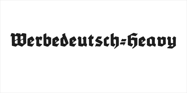 Werbedeutsch-Heavy Logo