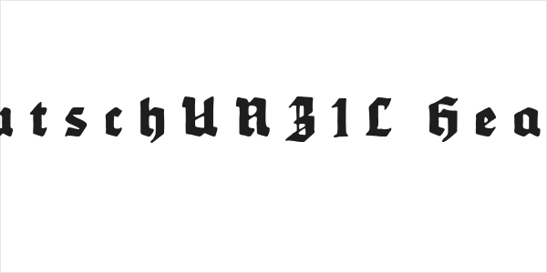 WerbedeutschUNZ1L Heavy Italic Logo